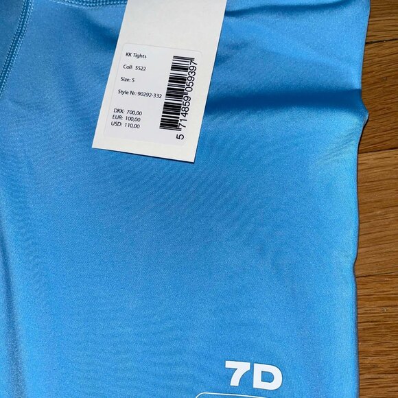 Blue 7 Days Active Signature Leggings (SMALL - Picture 4 of 9